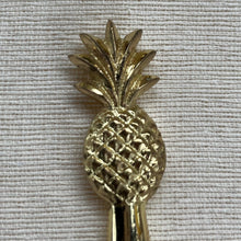 Load image into Gallery viewer, Brass Teaspoon with Pineapple Head