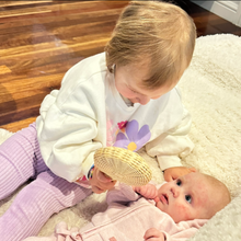 Load image into Gallery viewer, Rattan Toddler Mirror
